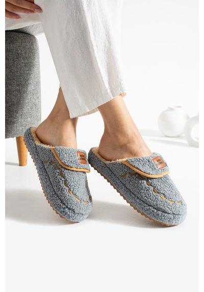 N Moda Kadın Ev Terliği Sherpa Dokulu Kışlık Sıcak Kürklü Rahat Ses Yapmaz Kaymaz Taban Gri N Moda Kadın Ev Terliği Sherpa Dokulu Kışlık Sıcak Kürklü Rahat Ses Yapmaz Kaymaz Taban Gri