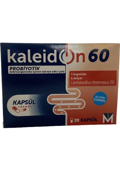 Kaleidon 60 MG Probiyotik 20 Kapsül