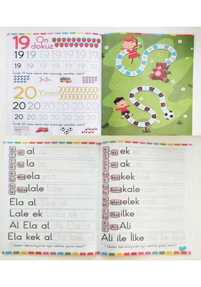 5 - 6 Yaş Çizgi Çalışması Seti 5 Kitap