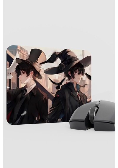 Guimi Zhi Zhu Anime V5 - 22x18 Gaming Kauçuk Kaymaz Taban Mouse Pad Fare Altlığı