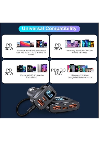 Lencent Car Fm Transmıtter Bluetooth Car Fm Transmitter Bluetooth Car Mp3 Player Wireless Radio Adapter Kit Lencent Car Fm Transmıtter Bluetooth Car Fm Transmitter Bluetooth Car Mp3 Player Wireless Radio Adapter Kit