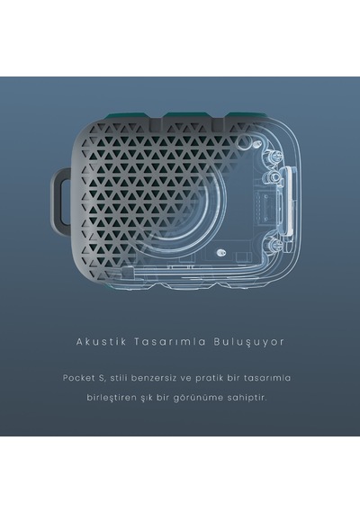HiFuture Pocket S BT5.4 IPX7 5W TWS Su Geçirmez Mini Hoparlör