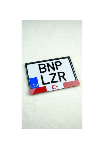 Türk Bayrağı Pleksi Motor Plakalık Uyumlu - 626167431