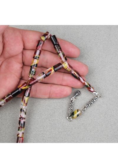 Arizona Katalin Alpaka Püskül Kesme Kesim 7x10mm Tesbih