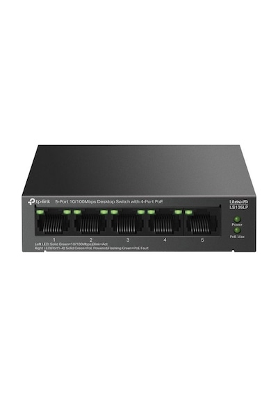 Tp-link LS105LP 41 W 5 Port 250 M Poe Switch