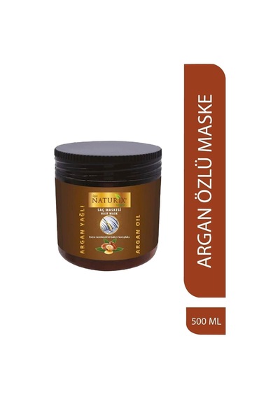 Naturix Argan Yağlı Saç Bakım Maskesi 500 Ml Ekstra Nemlendirici Bakım