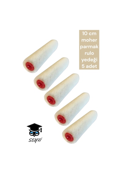 10 Cm Moher Parmak Rulo Yedeği 5 Adet