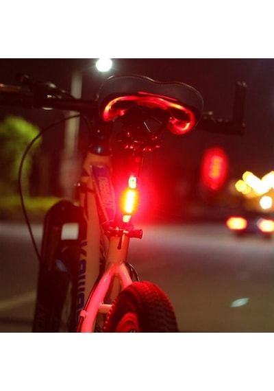 USB Şarj Edilebilir Parlak Bisiklet LED Arka Lamba