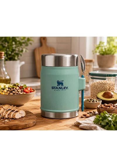 Stanley The Legendary Food Jar + Spork 0.4 L Yemek Termosu 10-11353-0115 Mavi