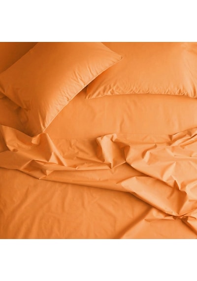 Prime Sleeks %100 Pamuk Yastık Kılıfı 2 Adet - Turuncu - 50x70cm Turuncu