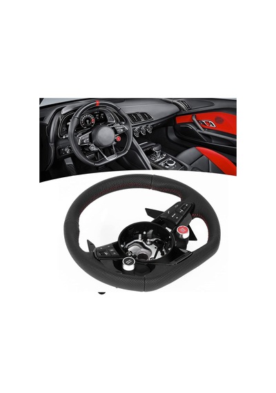 Autogp Audi Rs Direksiyon Simidi Deri F1 Vites+airbag
