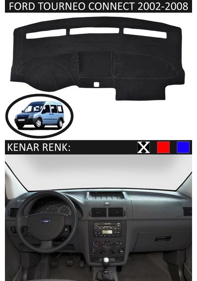 Torpido Koruma Halısı Siyah Ford Tourneo Connect 2002-2008 İle Uyumlu