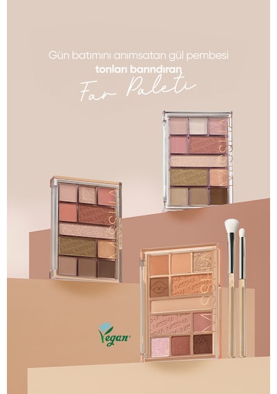 Mat Ve Işıltılı Tonlar Barındıran Far Paleti Missha Mood Moment Palette 3 The Cute Things 3