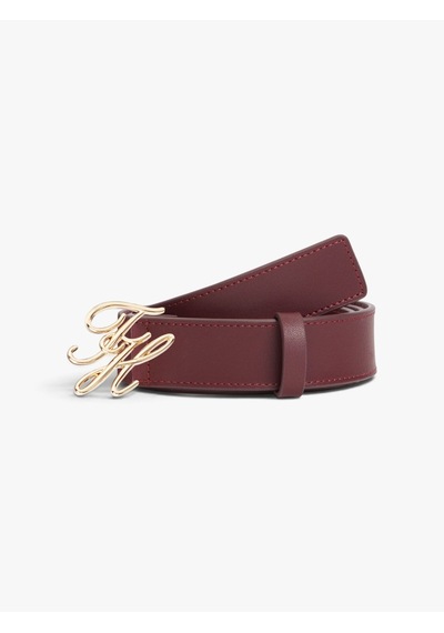 Tommy Hilfiger Th Scrıpt 3.0 Kadın Kırmızı Kemer - Aw0aw18568