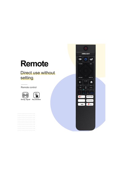 Crackedice Philips Tv İçin Uzaktan Kumanda 398gm10bephnd000cr Uzaktan Kumanda