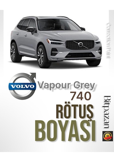 Volvo 740 Vapour Grey , Xc90, Xc60, Xc40, S90, S60, V90, V60, Ex90, C40, Ex30 Rötuş Boyası