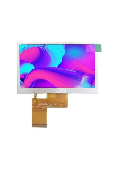 4.3 İnç Renkli Tft Lcd Ekran - 480x272, Rgb 24bit, 16.7m Renk