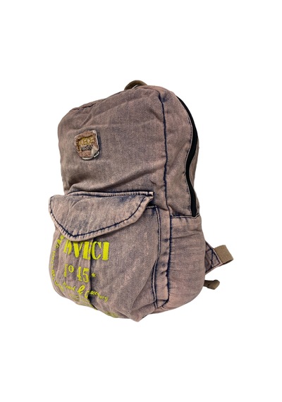 Old Cotton Cargo Kaliteli Vintage Tek Gözlü Disayn Sırt Gezi Çantası Kc Harley Bag 5097 Pembe