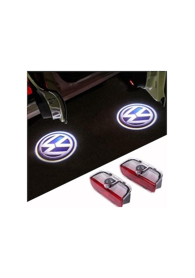 Autogp Vw Eos Kapı Altı Işık Lazer Led Logo Hoşgeldin Aydınlatma Agp-kl-5013