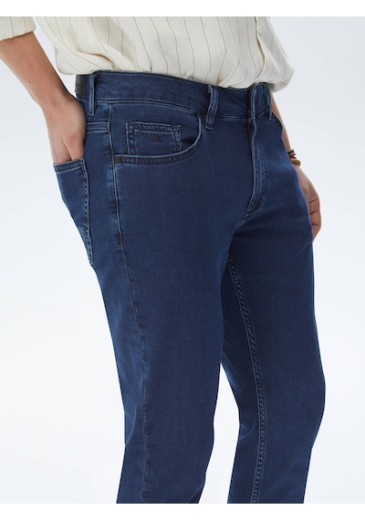 Kip Lacivert Slim Fit Denim Pamuk Karışımlı Pantolon Çok Renkli Kip Lacivert Slim Fit Denim Pamuk Karışımlı Pantolon Çok Renkli