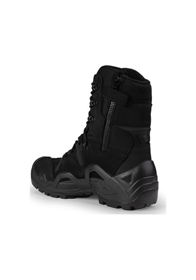 Falcon Su İtici Özellikli Siyah Askeri Tactical Outdoor Fermuarlı Nubuk Bot Siyah