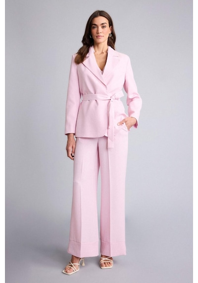 Defacto Wıde Leg Normal Bel Düz Paça Pantolon H0854ax26smpn69 Pembe-pn69