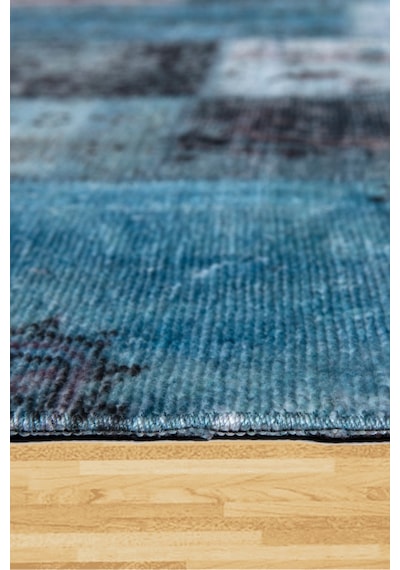 Kilimista Efes 2305 Kolay Temizlenen Dekoratif Yıkanılabilir Balkon Salon Halısı Mutfak Halısı Kilim Yolluk Çok Renkli