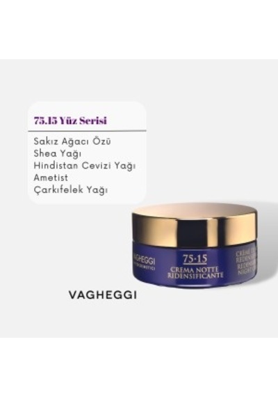 Vagheggi 75.15 Redensifying Night Cream 50 Ml