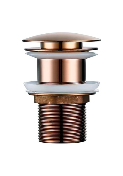 Çıkışsız Mat Rose Gold Pop-up Lavabo Süzgeci