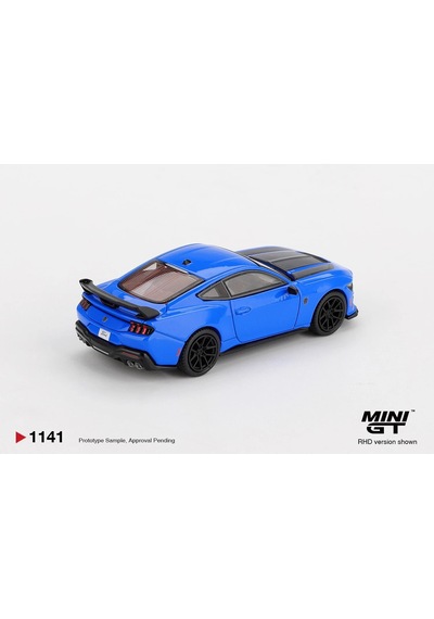 Mını Gt Ford Mustang Dark Horse Grabber Blue Mgt01141 1:64 Metal Model Araba Mavi