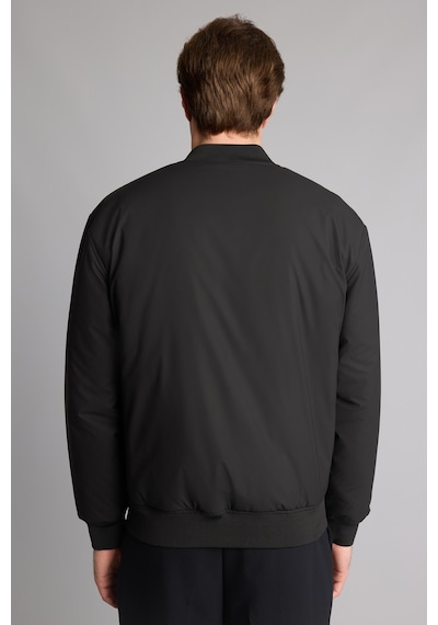 Defacto Sıcak Tutan Su İtici Slim Fit Kolej Yaka Fermuarlı Astarlı Bomber Mevsimlik Mont A3105ax26aubk27 Siyah-bk27