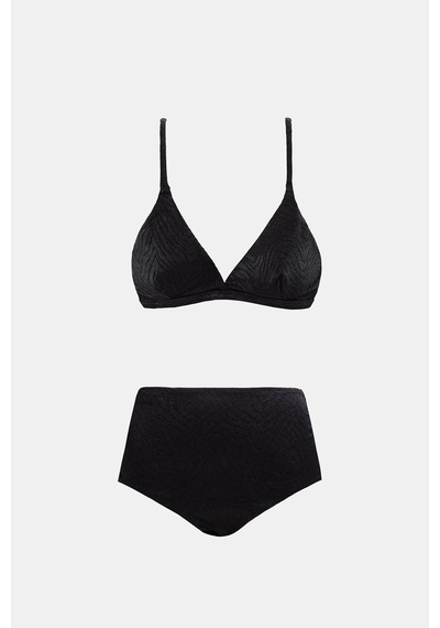 Amarelle Bali Siyah Dolgusuz Toparlayıcı Bikini Takım Siyah