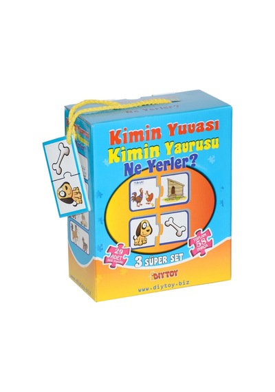 8513 Diytoy 2 Li Kimin Yuvası Kutulu.