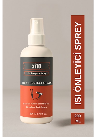 Xi10 Isı Koruyucu Ve Güneş Koruyucu Etkili Saç Spreyi 200 Ml Keratin + Hidrolize Pirinç Proteini