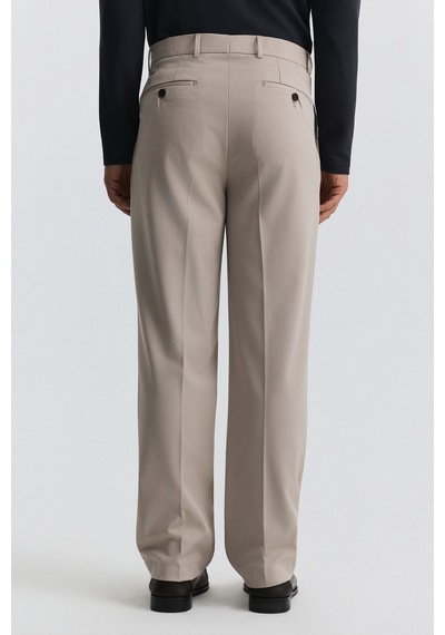 Antioch Regular Fit Pileli Pantolon Bej