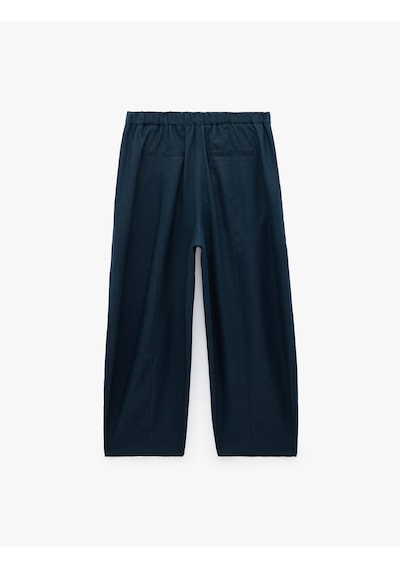 Koton Regular Fit Cep Detaylı Barrel Fit Yüksek Bel Pantolon Lacivert 6sak40429uw Lacivert - Mavi Koton Regular Fit Cep Detaylı Barrel Fit Yüksek Bel Pantolon Lacivert 6sak40429uw Lacivert - Mavi