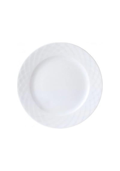 Güral Porselen Alfa Düz Beyaz Tabak 20 Cm 6'lı