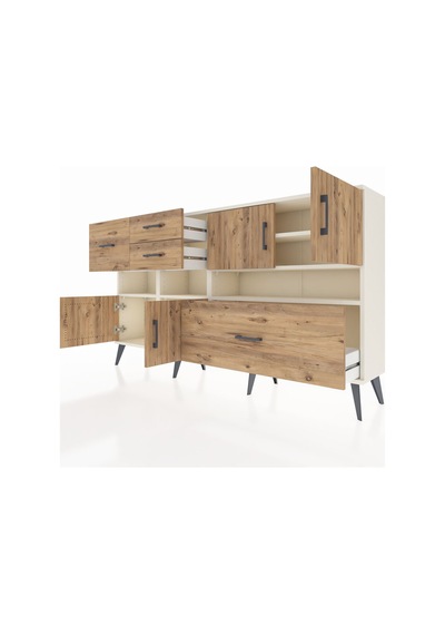Arges Konsol 5 Raflı 4 Çekmeceli 4 Kapaklı 176x30x99 Aytaşı-çam Atlas Çam - Aytası Arges Konsol 5 Raflı 4 Çekmeceli 4 Kapaklı 176x30x99 Aytaşı-çam Atlas Çam - Aytası