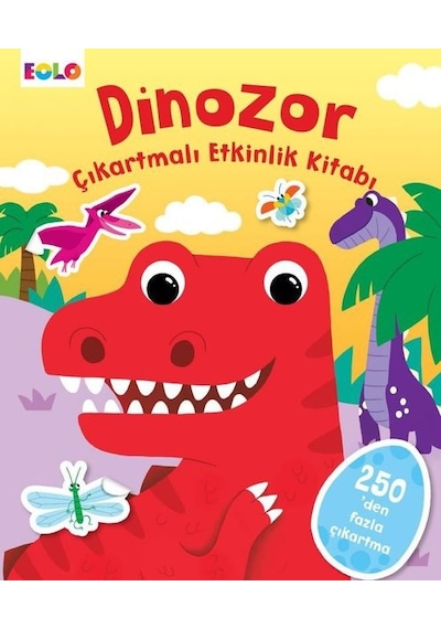 Dinozor - Çıkartmalı Etkinlik Kitabı- Eolo