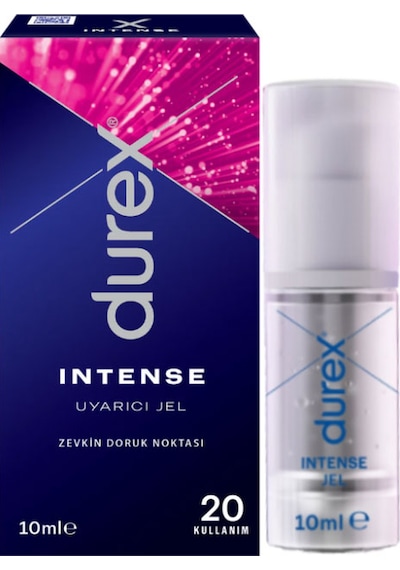 Durex Intense Kadın Uyarıcılı Jel + Siyah Deri Ağız Topu + Hediye