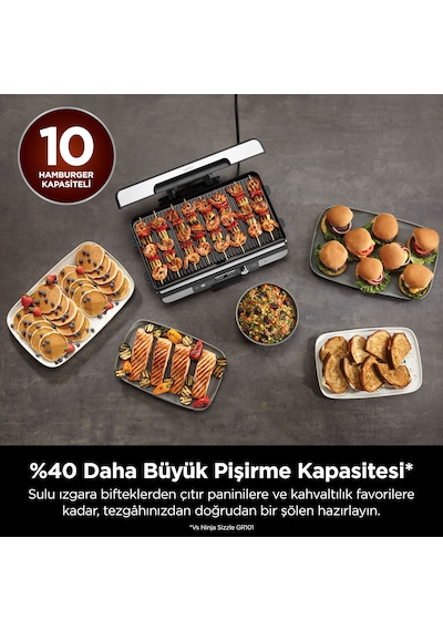 Ninja Sizzle Pro XL GX101EU Indoor Grill Izgara Makinesi