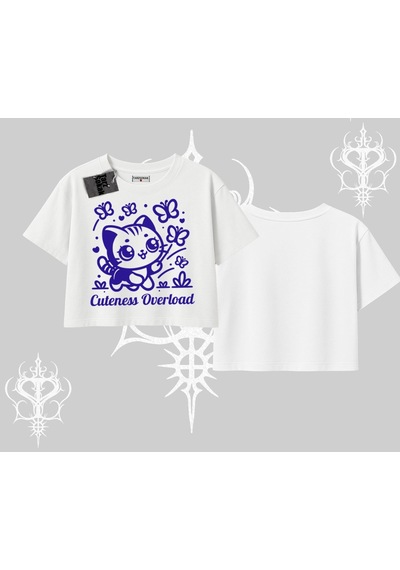 Startmore Startmore Stay Cool Kedi Baskılı Babby Tee Tshirt Beyaz