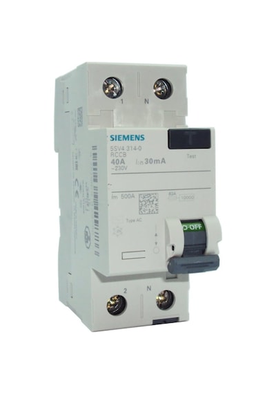 Siemens 40A 30MA Monofaze Kaçak Akım Koruma Şalteri