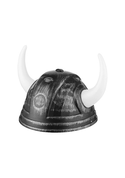 Viking Başlığı Asteriks Başlığı Gümüş Renk Standart