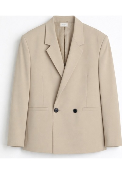 Antioch Relaxed Fit Erkek Blazer Ceket Taş