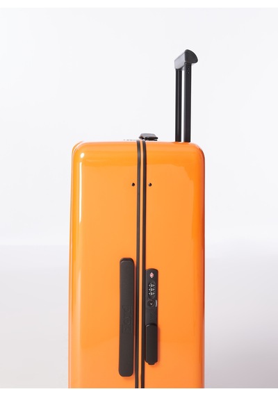 Floyd Turuncu Unisex Çekçekli Sert Valiz Floyd Check In - Hot Orange