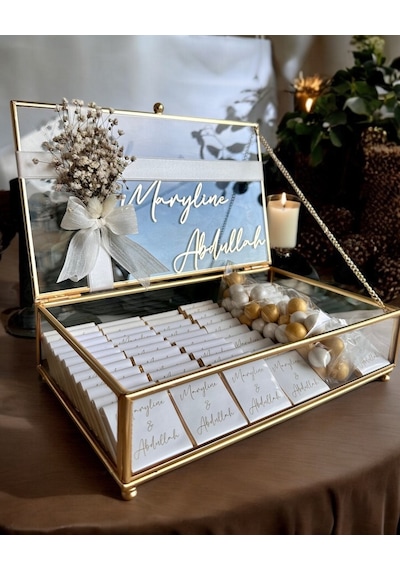 Nala Gold Söz Nişan Kız İsteme Çikolatası Altın - Gümüş