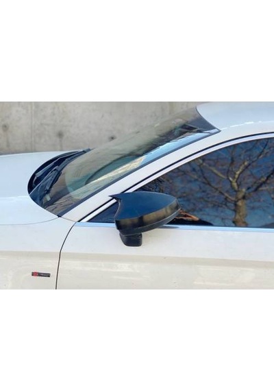 Audi A3 8v Yarasa Ayna Kapağı - Parlak Siyah - Abs Plastik