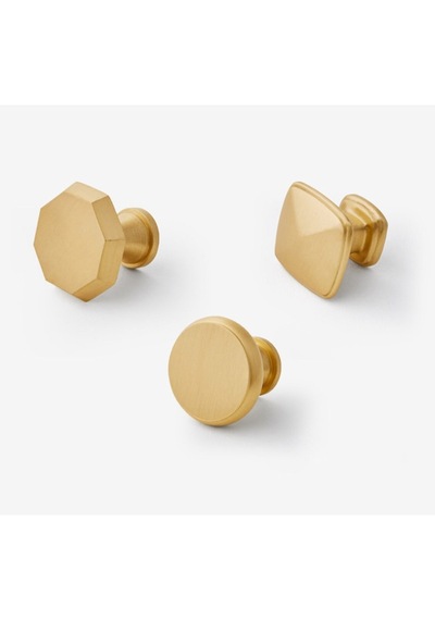 Shopsorkimya Milan Mat Gold - Altın Düğme Kulp