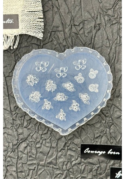 Nail Art Charm Silikon Kalıp Nail Art Desen Kalıbı, Charm Tırnak Süsleme 3d Silikon Kalıp 30
